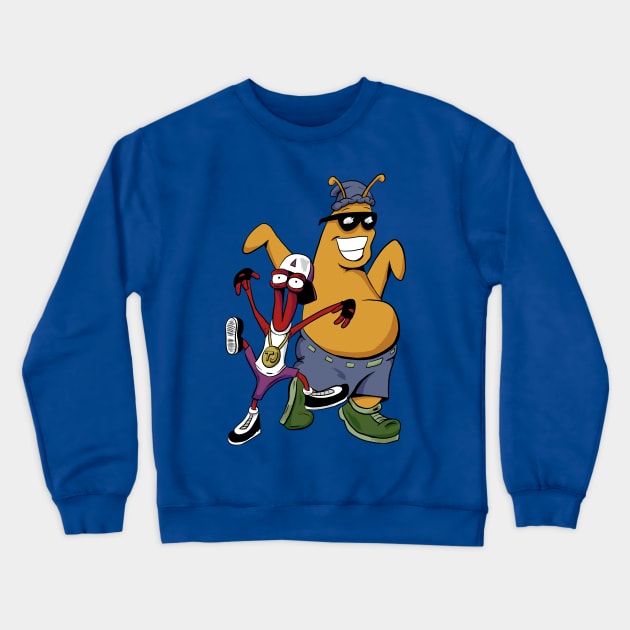 Toejam and Earl Crewneck Sweatshirt by Black Snow Comics